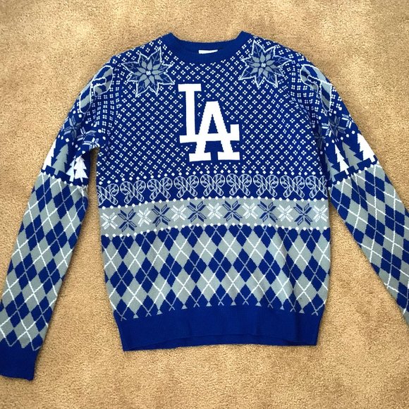 Licensed Dodgers M Christmas Sweater 